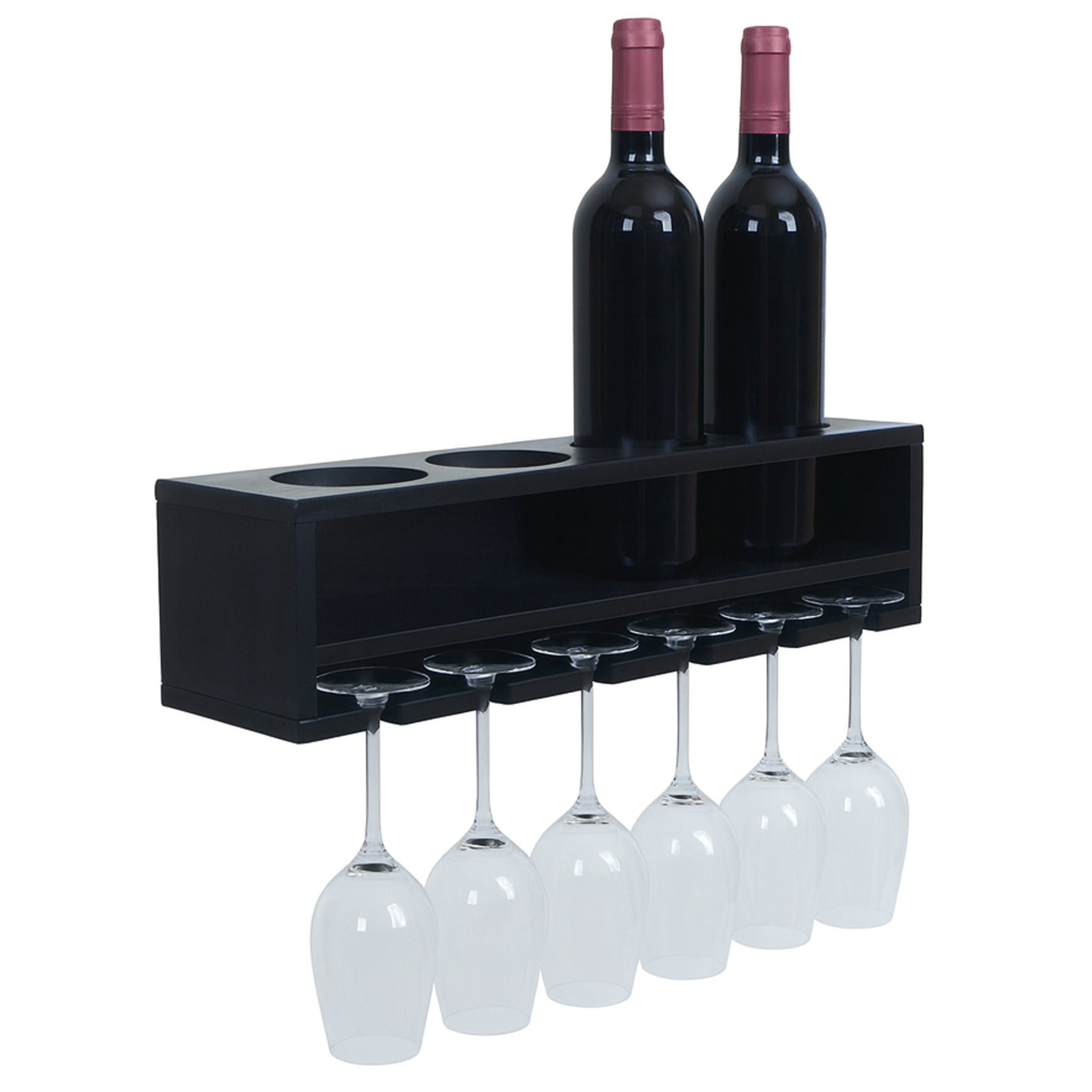 MCW Weinregal MCW-P21, Platzsparende Wandbar