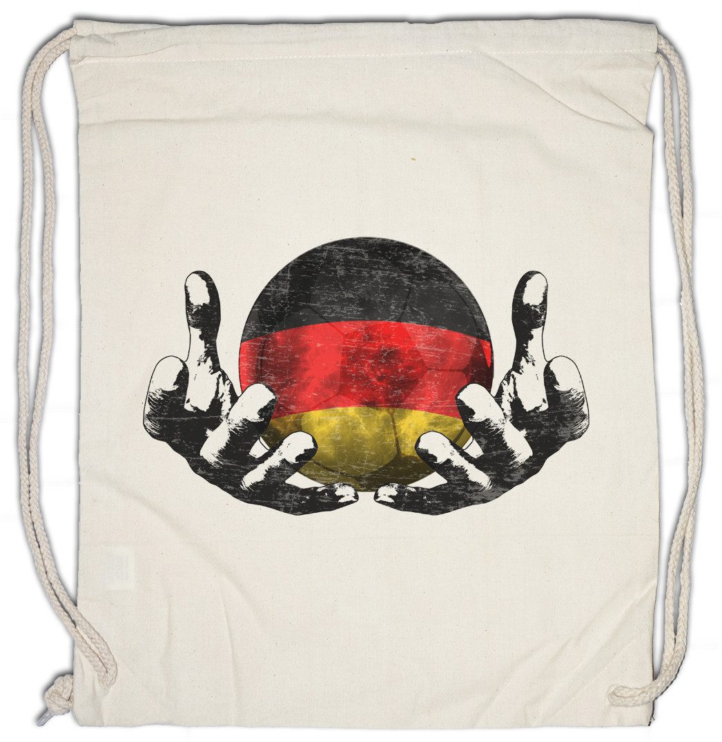 Urban Backwoods Turnbeutel Germany Football Magic Ball Turnbeutel Deutsch Deutschland Fahne (1-tlg), German Deutsche Fußball Fussball