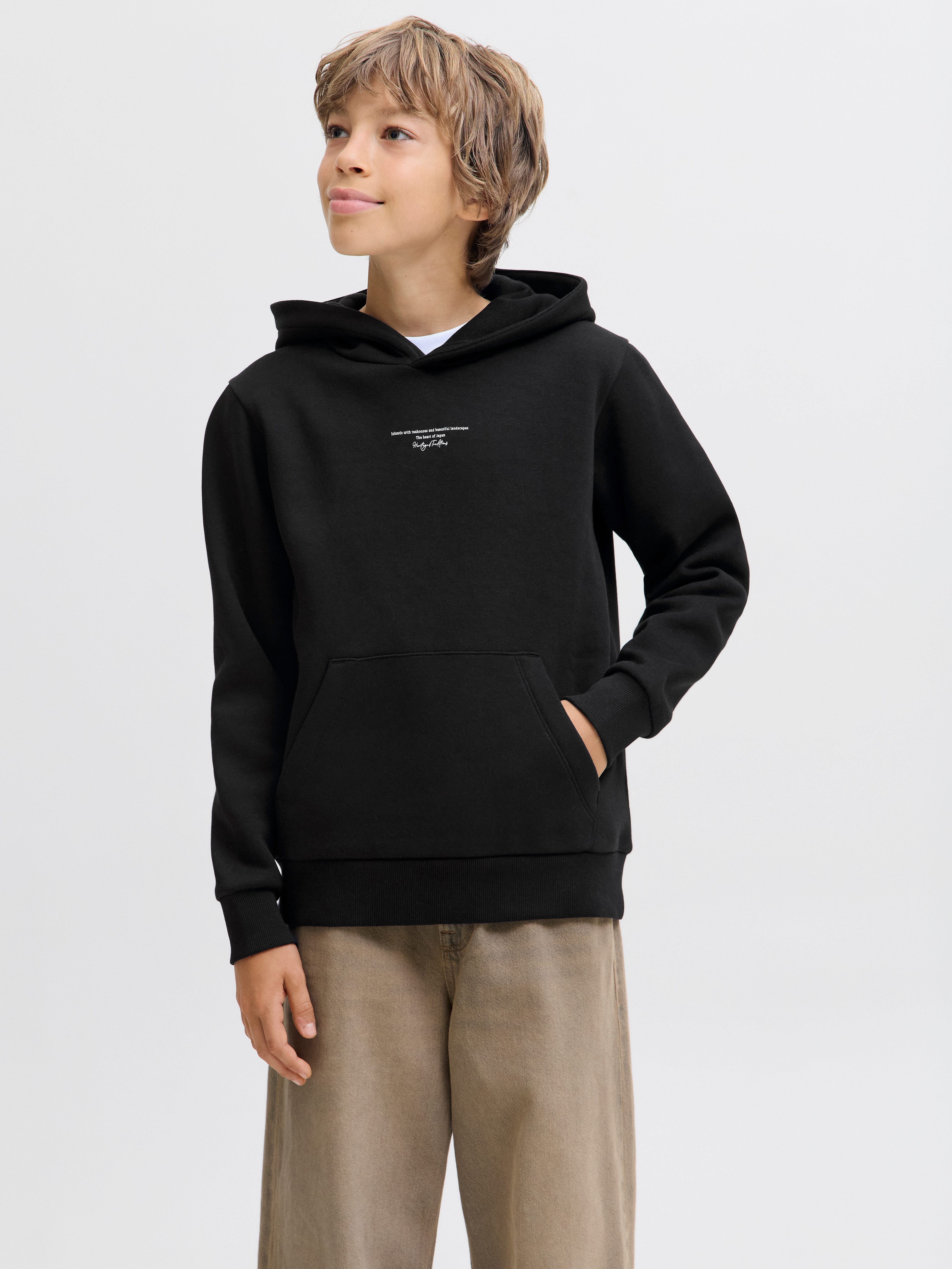 Jack & Jones Junior Kapuzensweatshirt JJKENJI SWEAT HOOD JNR