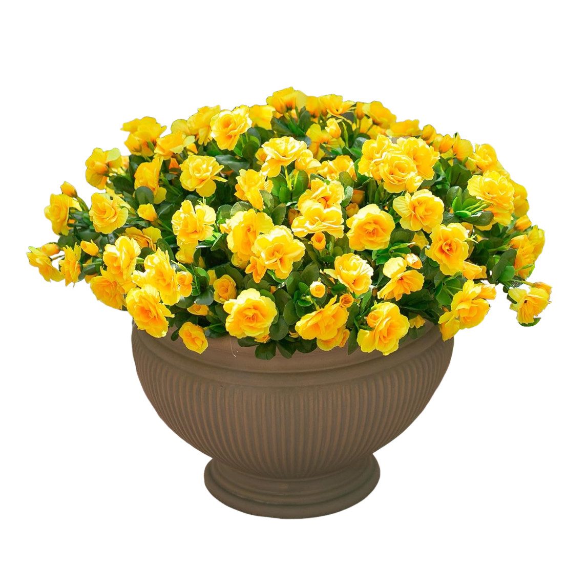 Kunstblumenstrauß 4er Set künstliche Azaleen-Blumensträuße, künstliche Kamelienblumen, Agger, geeignet für Terrasse, Garten und Wohnungsdekoration