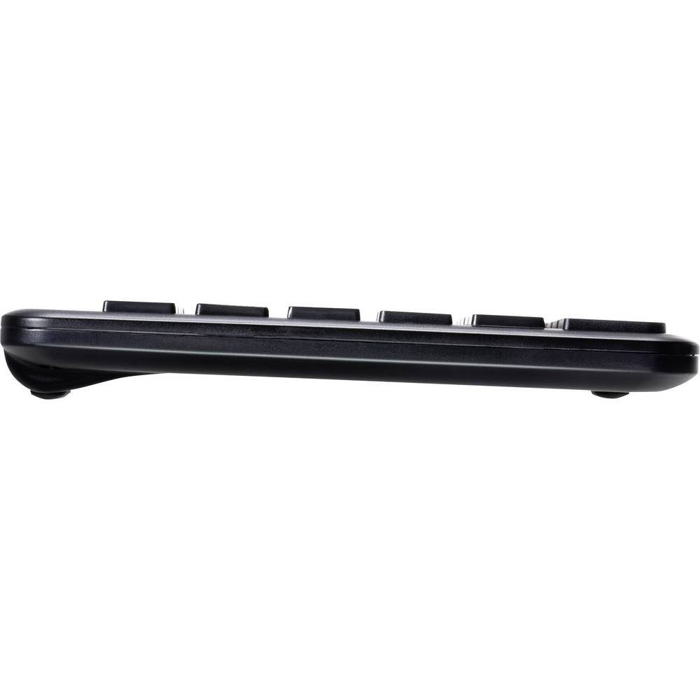 Renkforce Funktastatur mit integriertem Touchpad RF-3820142 Tastatur (Integriertes Touchpad, Maustasten, Multimediatasten)