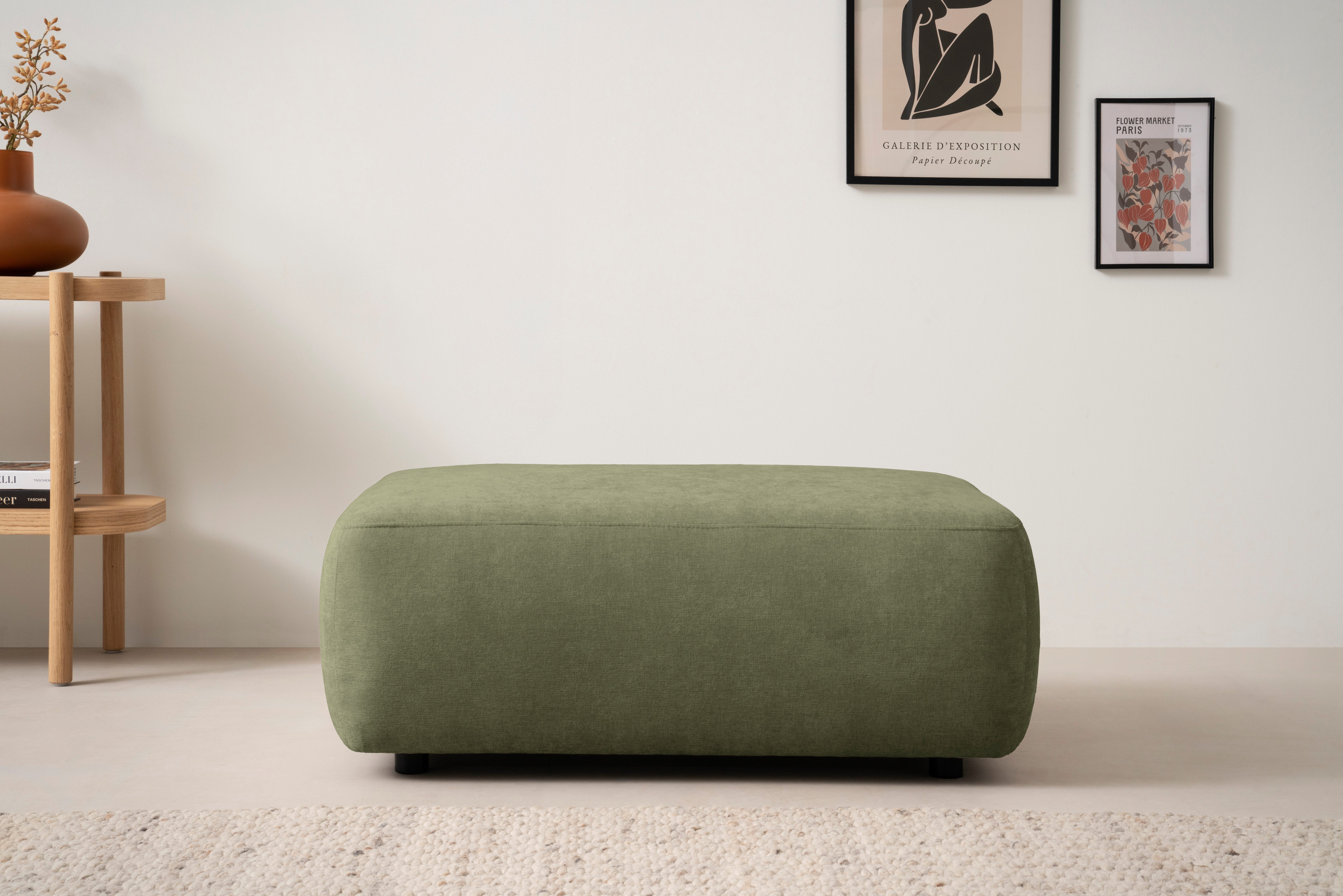 INOSIGN Polsterhocker Torge, Hocker in Cord, günstig online kaufen