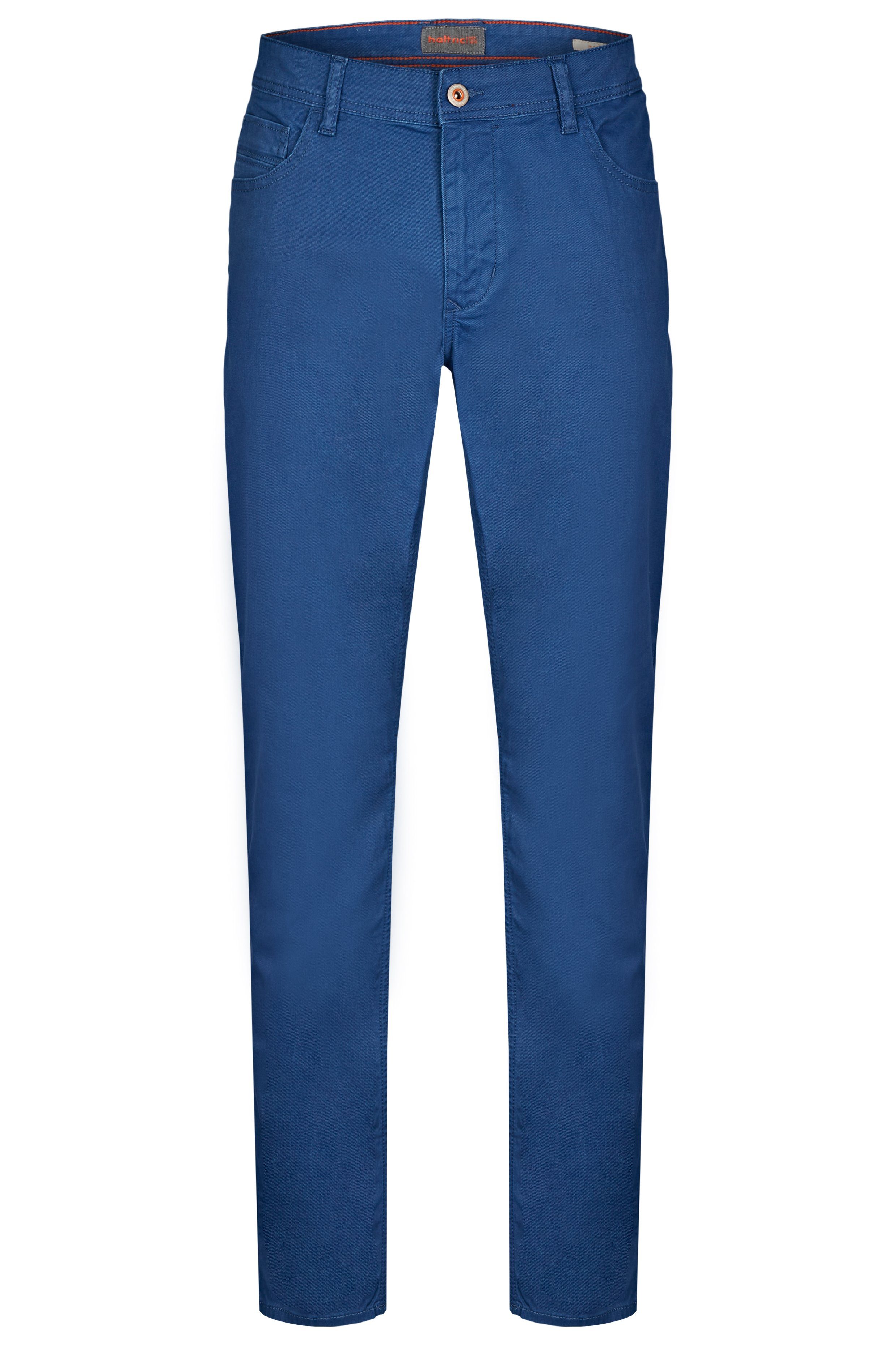 Hattric 5-Pocket-Hose Hattric Herren Five-Pocket Harris Twill Blue