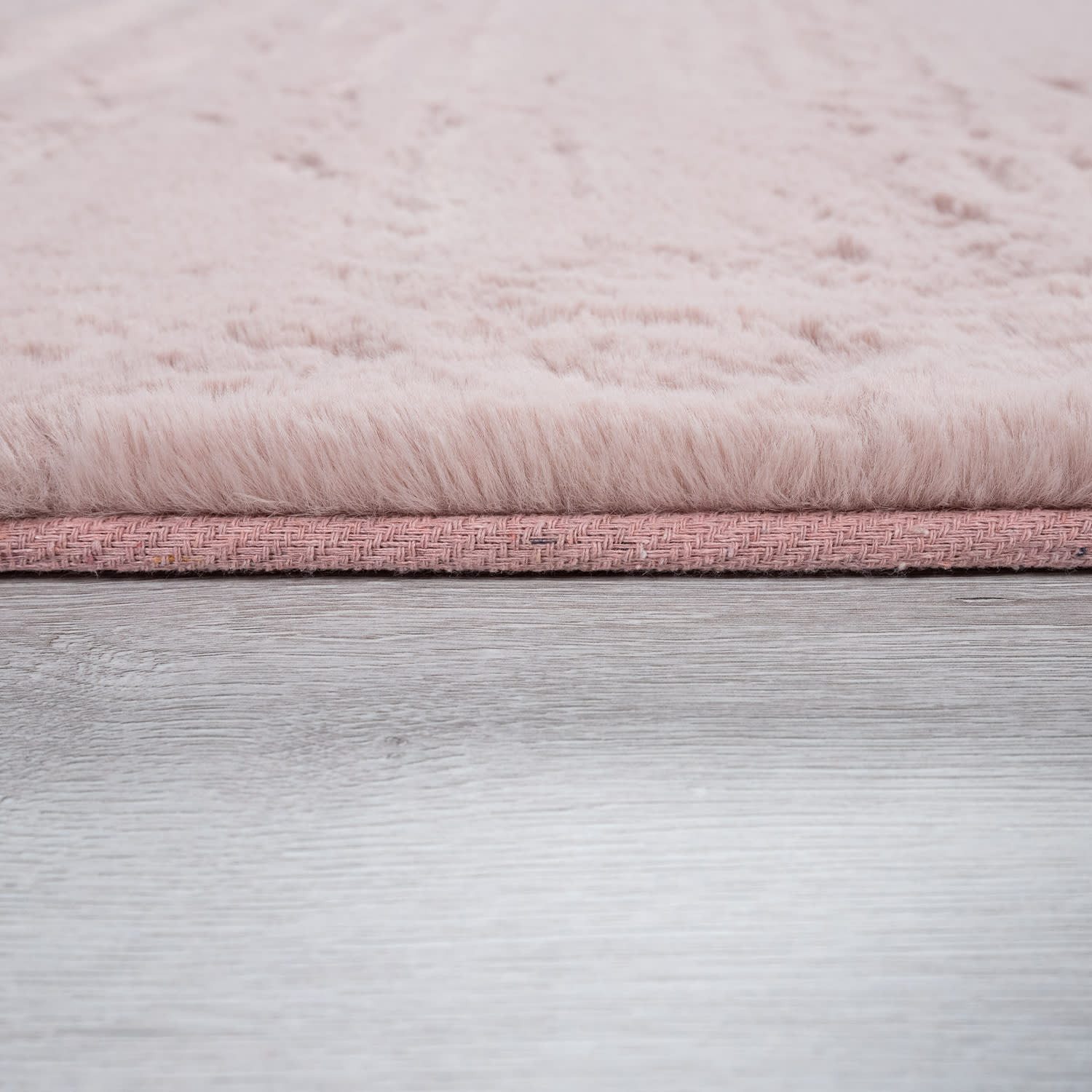 TT Home Teppich Diele, Esszimmer, Flur, Kinderzimmer, Schlafzimmer, Wohnzimmer, Rund, Höhe: 26 mm, Hochflor Teppich Schlafzimmer Kunstfell Flauschig Kaninchenfell Imitat