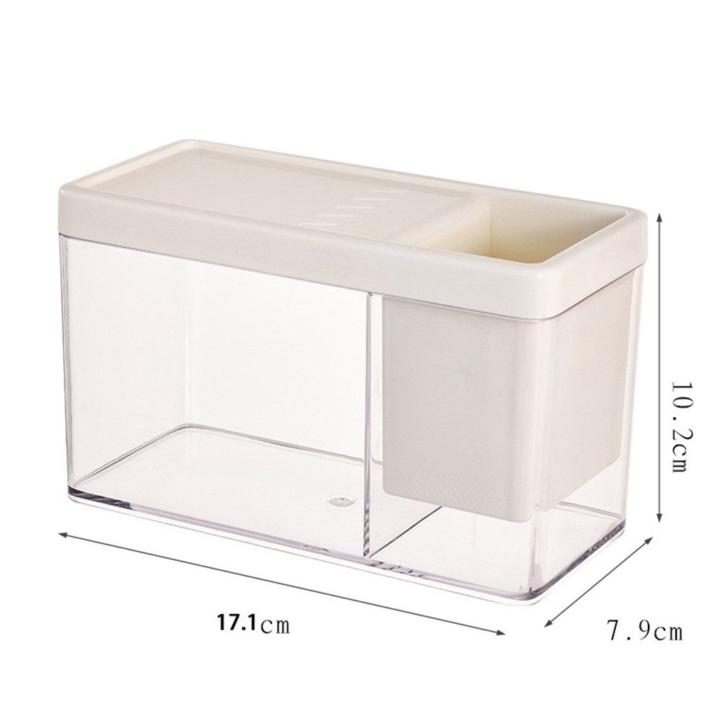 GarveeMore Aquariumunterschrank Kleines Fischbecken Aquarium Tank mit Belüftungsloch oben ÖffnungDesig Glatte Ränder Transparentes Aquarium Sukkulente Landschaftsbau Blument