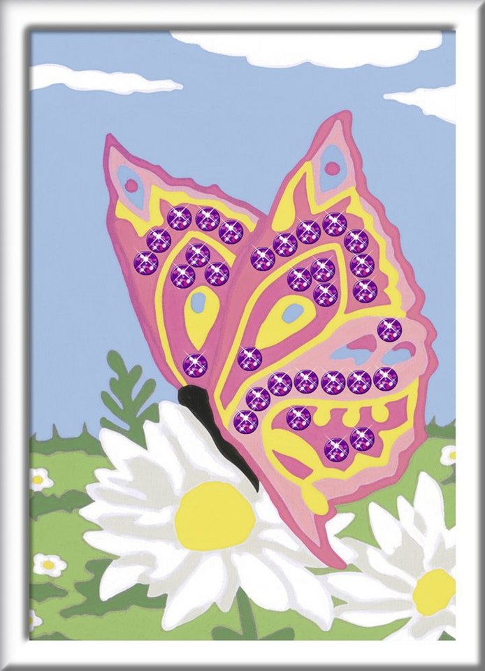 Thumbnail - Ravensburger Malen nach Zahlen Classic Sonderserie E Pailetten Schmetterling 28474
