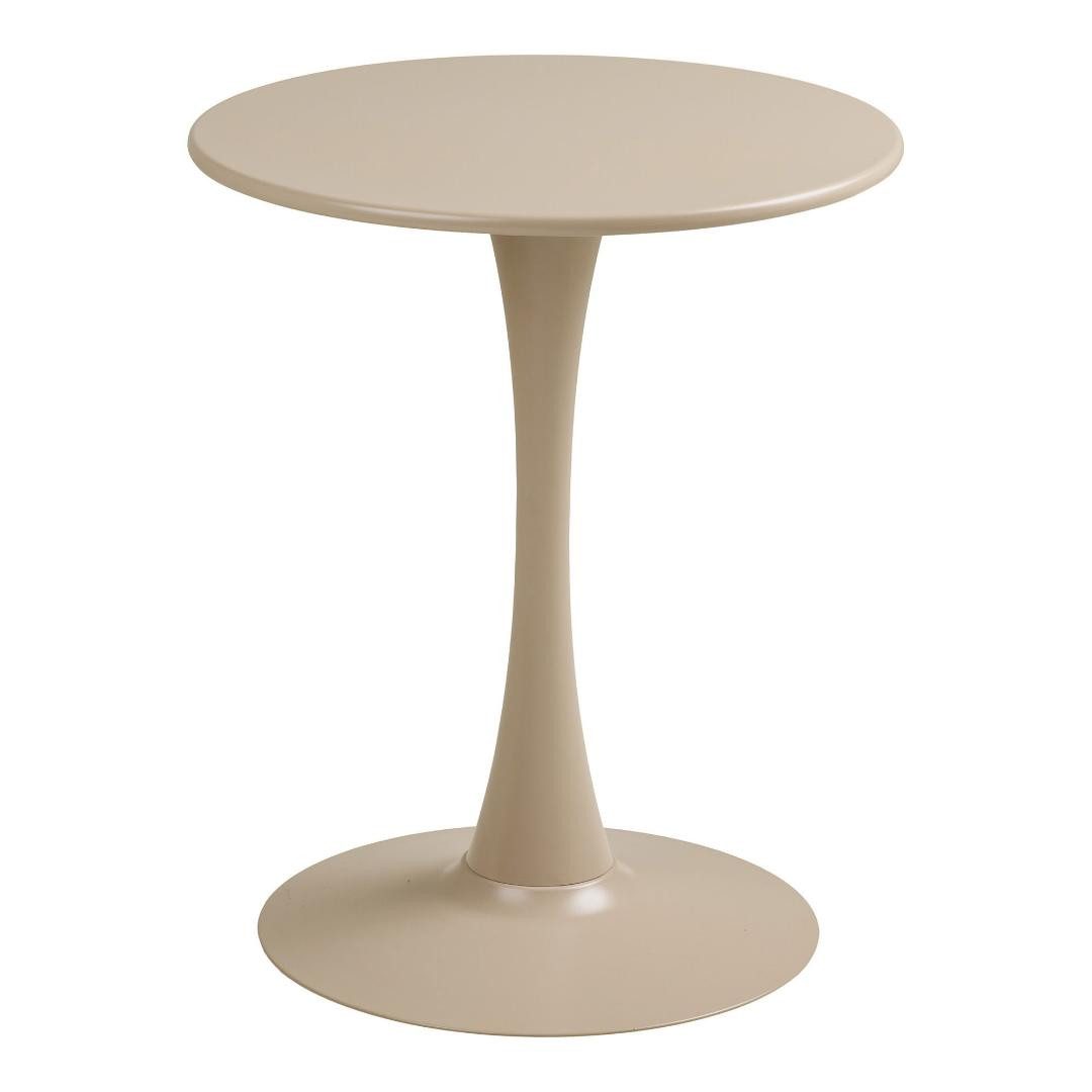 House Nordic Gartentisch Meja Cafétisch Ø60cm taupe. (1-St) – Bild 2 von 5