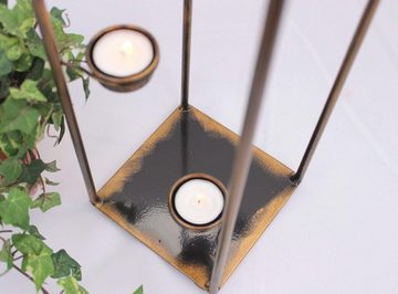 DanDiBo Teelichthalter Lichtsäule 10-768 Teelichthalter 132 cm Ständer für 9 Teelichter Kerzenhalter