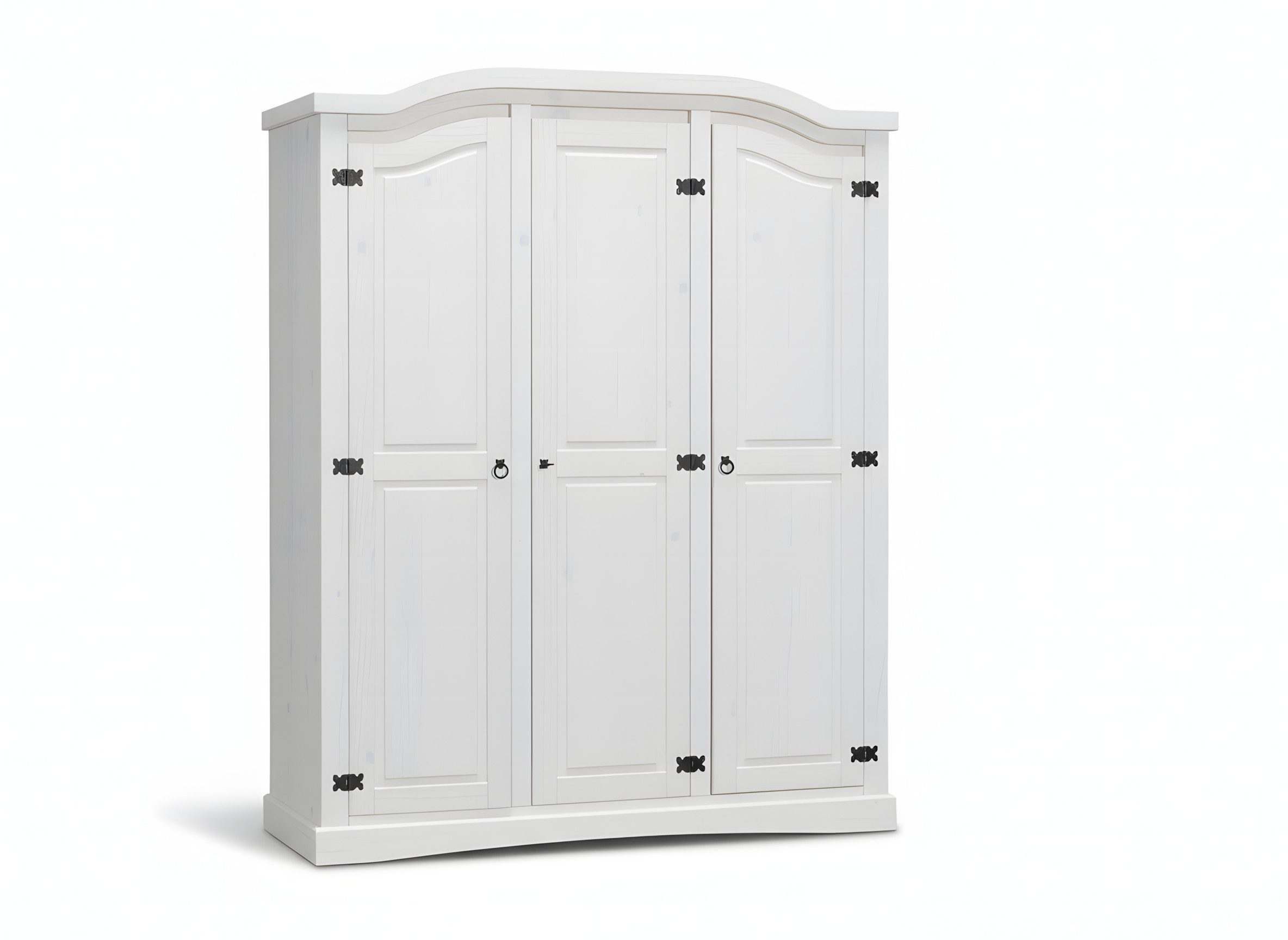 ebuy24 Kleiderschrank New Mexico Kleiderschrank 3-Trg. Breite 152 cm, Hö
