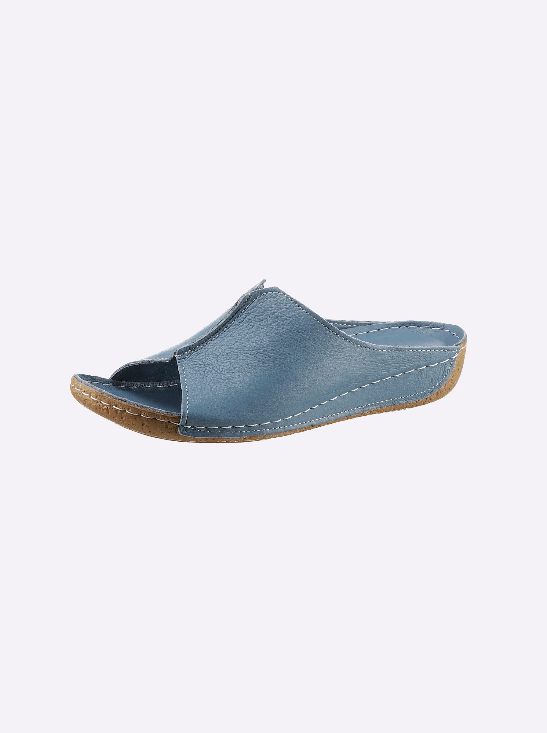 Andrea Conti Pantolette jeansblau