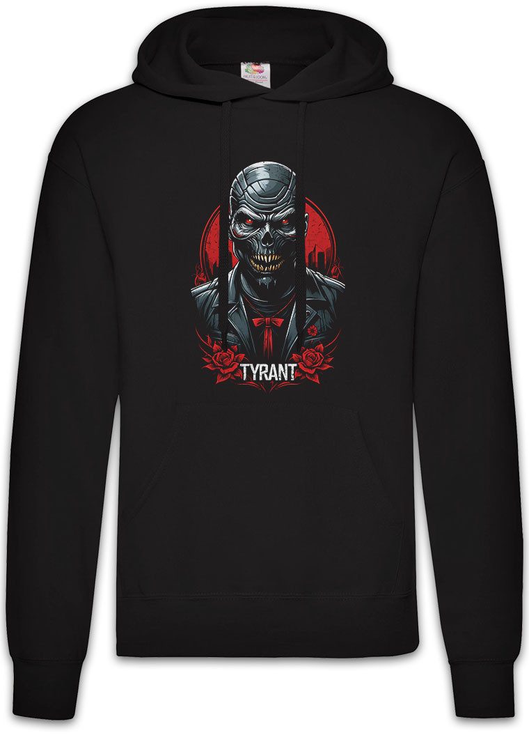 Hoodie Oldschool Tyrant Herren Hoodie Evil Horror Racoon Resident City