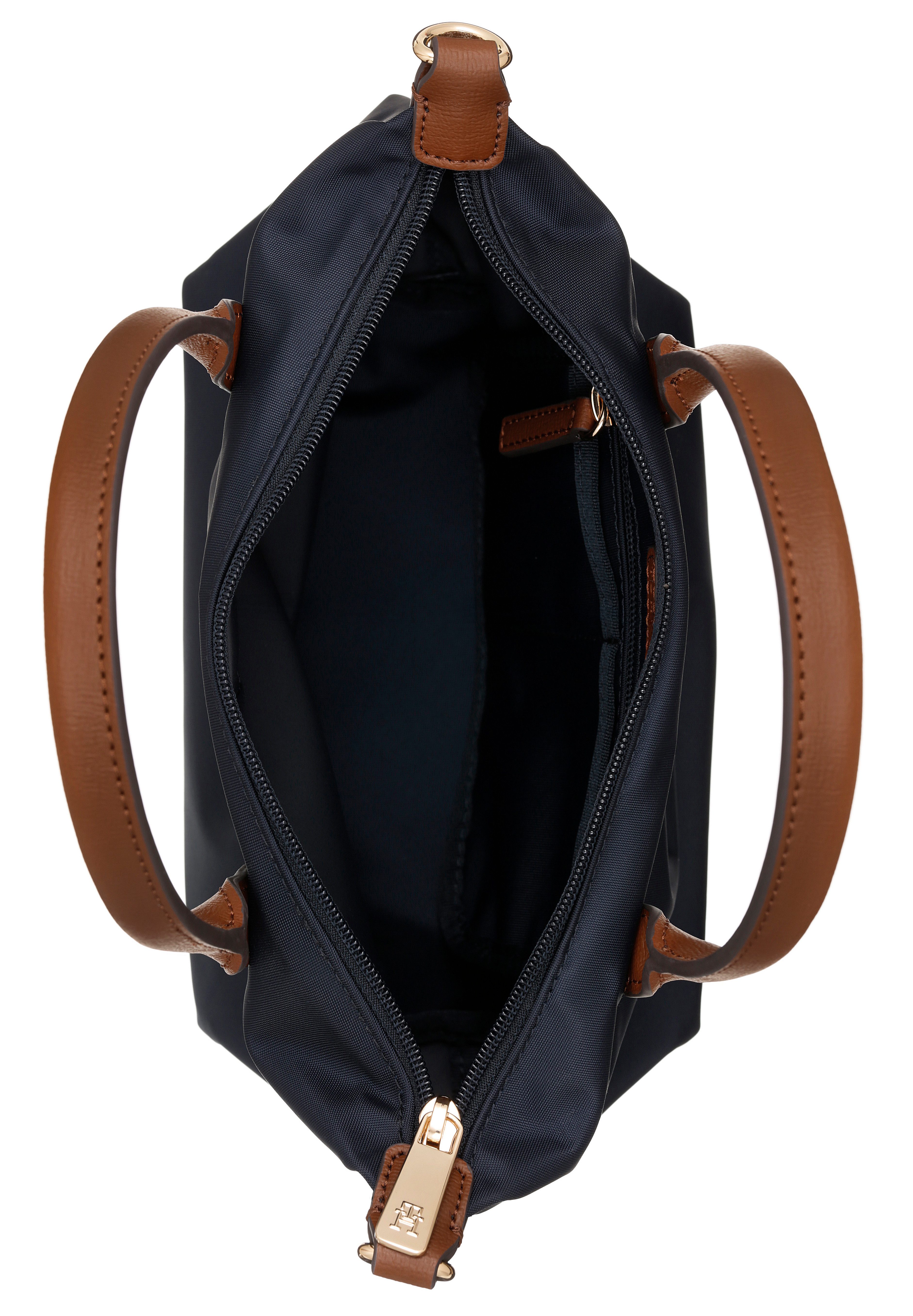 Tommy Hilfiger Tragetasche POPETTE MINI TOTE, Damen Umhängetasche, Minibag mit abnehmbarem Umhängeriemen