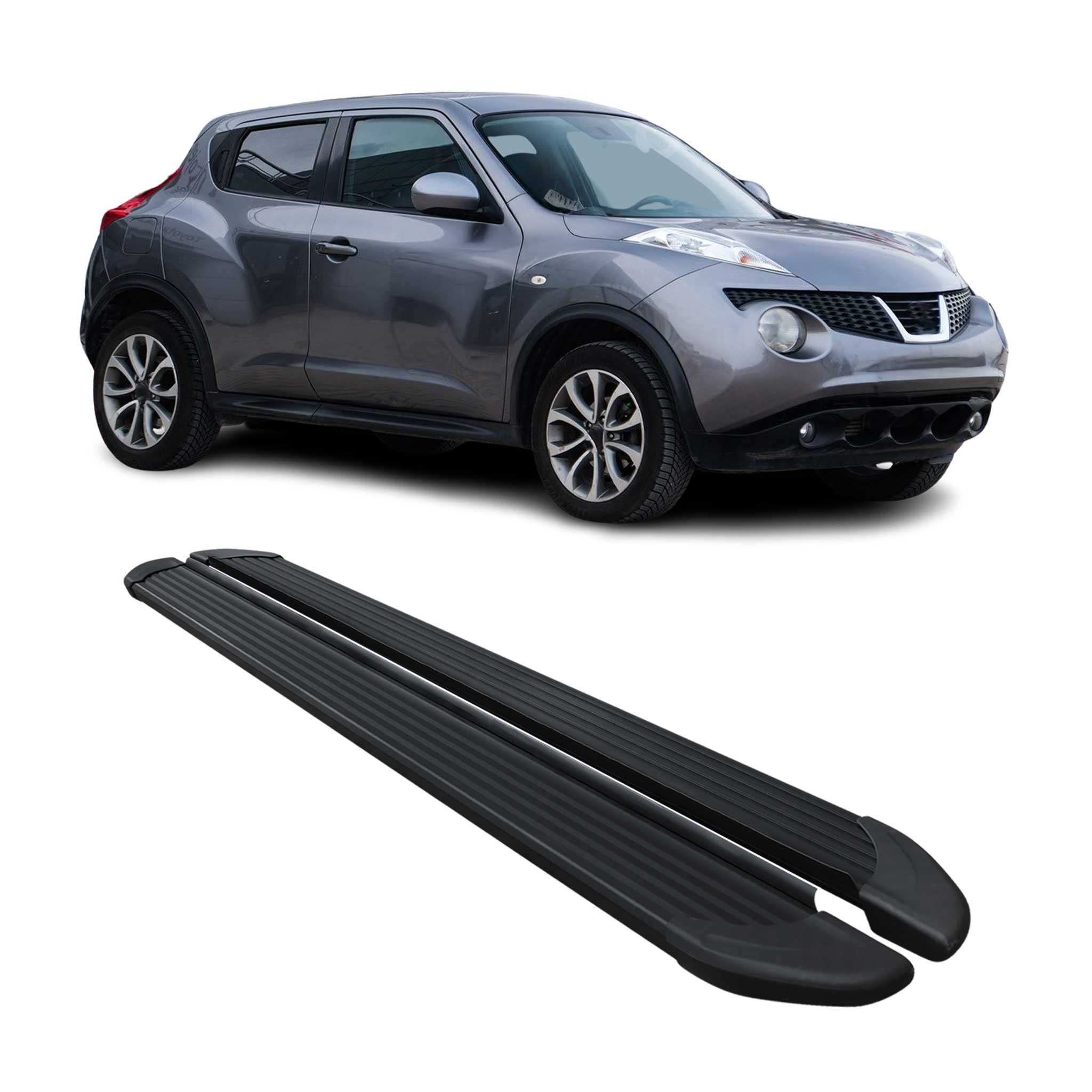 OMAC Kfz-Schmutzfänger Seitenschweller Schweller für Nissan Juke 2011-2019, 2-tlg., Rutschfest, Haltbar, Aerodynamik
