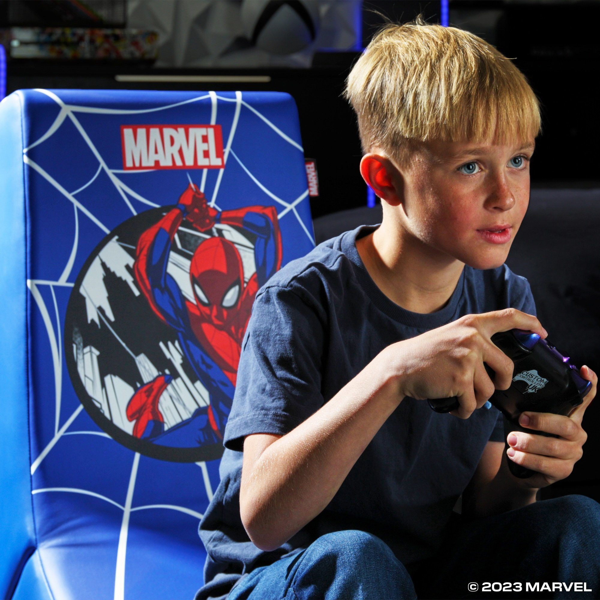 Floor X Rocker Kinder Spider-Man Für Rocker Bodensessel, Marvel Kindersessel