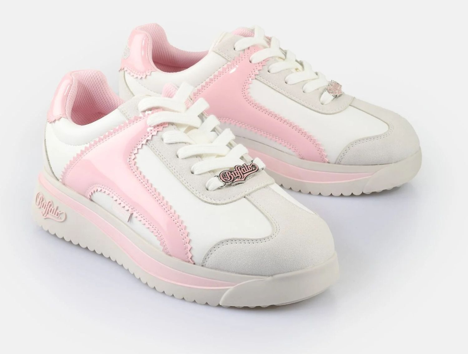Buffalo Buffalo Sneaker Malibu /CremRosa/Weiß Sneaker günstig online kaufen
