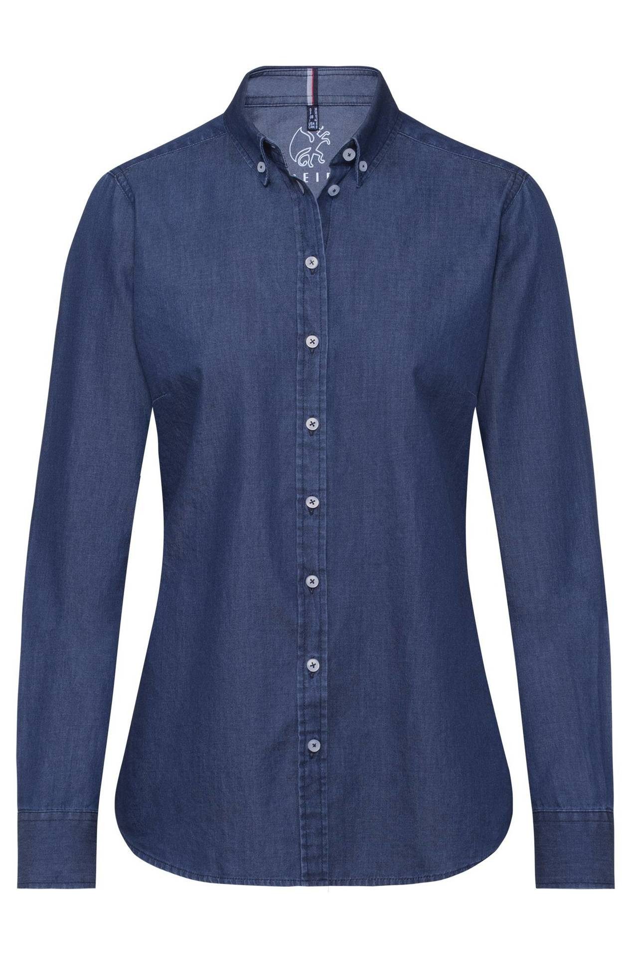 GREIFF Jeansbluse Greiff CASUAL Damen Jeansbluse Langarm Button-Down Blue D günstig online kaufen