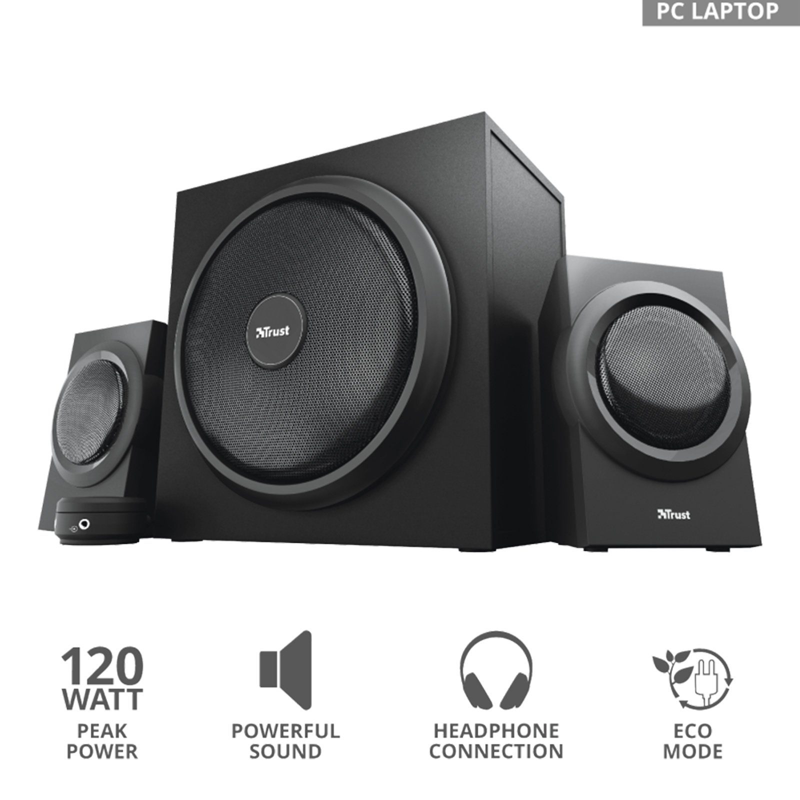 Trust Yuri 2.1 Speaker Set PC-Lautsprecher