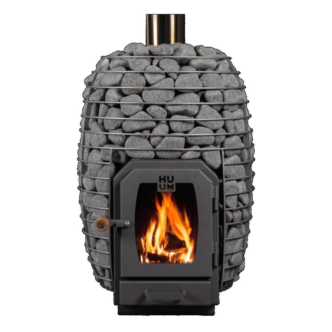 HUUM Saunaofen HUUM HIVE WOOD Holz-Saunaofen 13,0 kW, 13 kW, Manuelle Steuerung, Holzbefeuerung; Gleichmäßige Wärmeverteilung; Aufgussbetrieb