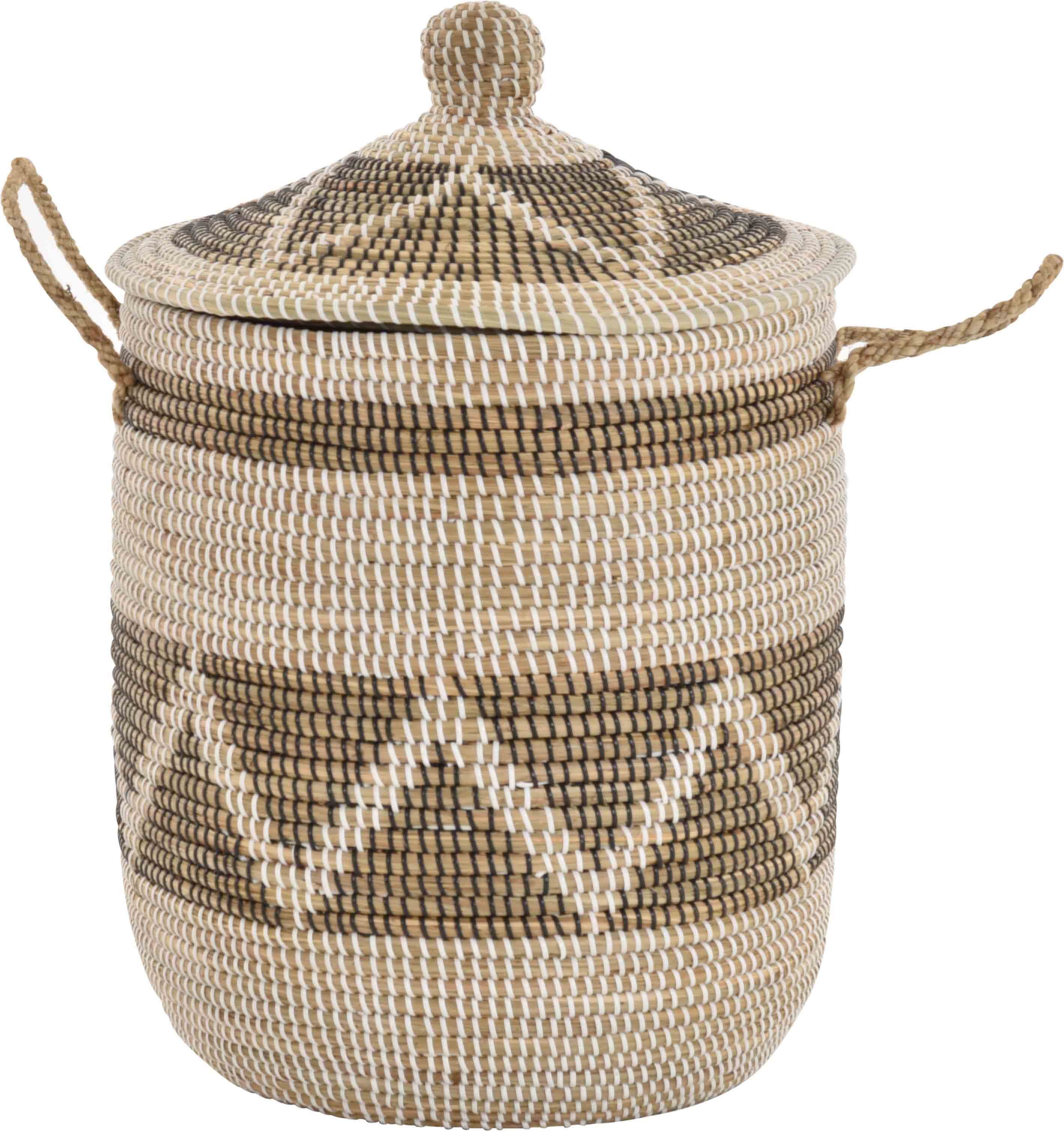 Krines Home Wäschekorb Wäschekorb Wäschesammler mit Deckel Dekokorb Aufbewa günstig online kaufen