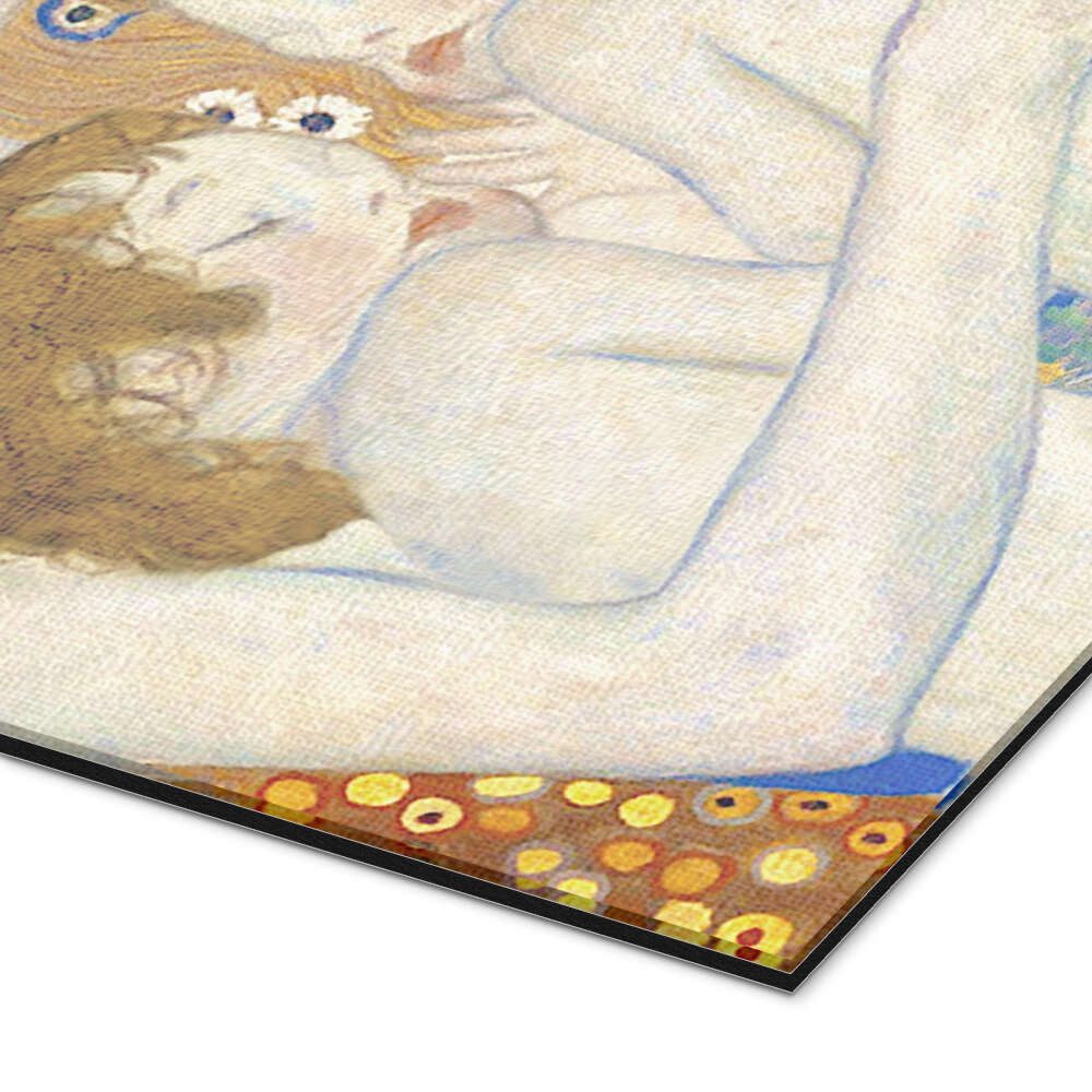 Posterlounge Wandbild Mutter und Zwillinge II, Gustav Klimt, erhältlich als Poster, Leinwandbild, Wandsticker oder Acrylglasbild