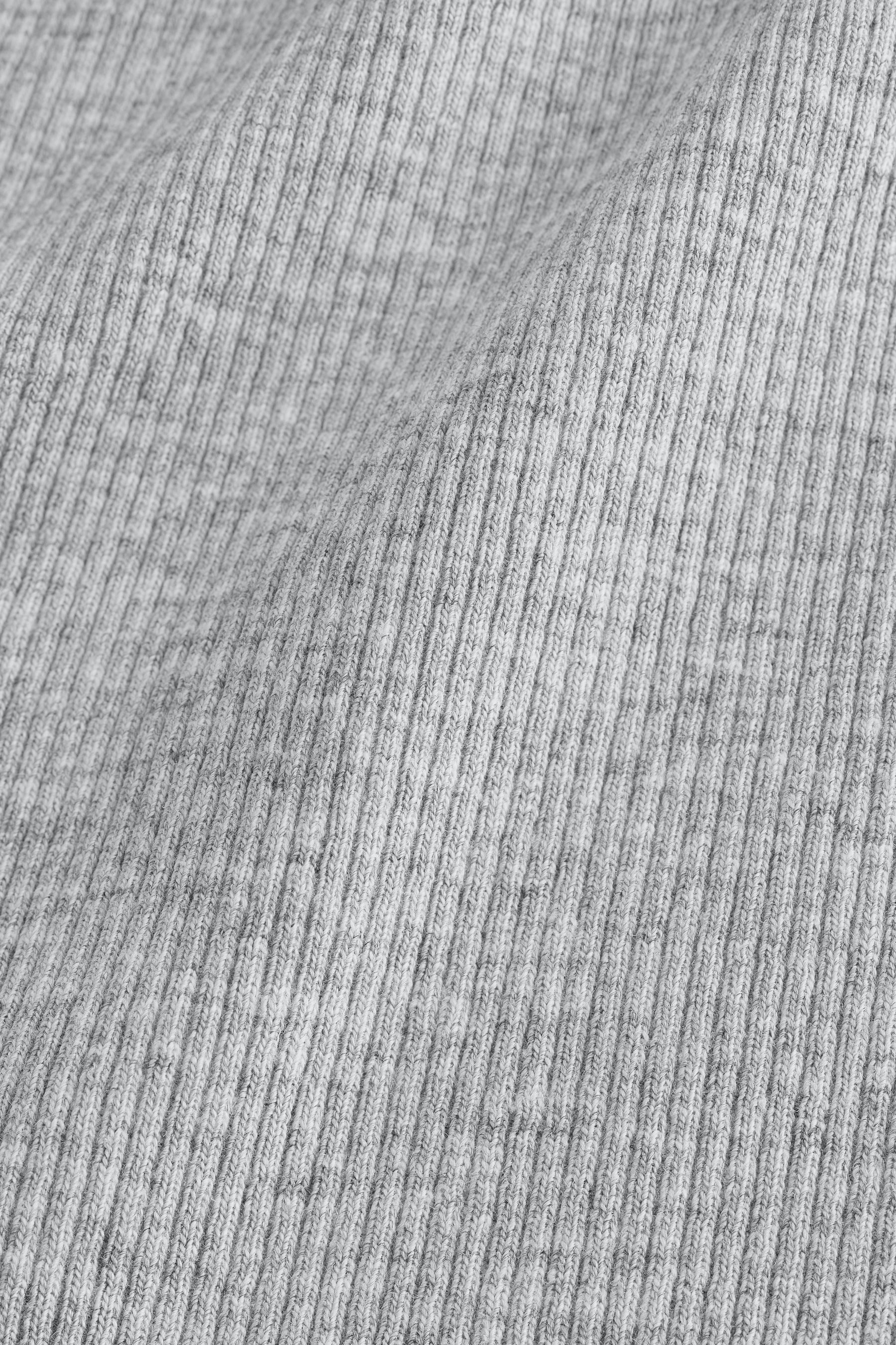 Next T-Shirt Geripptes Slim Fit T-Shirt mit kurzen Ärmeln (1-tlg)