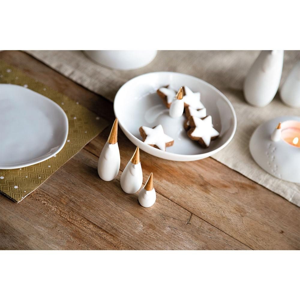 Räder Weihnachtsbaumkugel Design Porzellangeschichten Figuren Santa Gold (3 günstig online kaufen