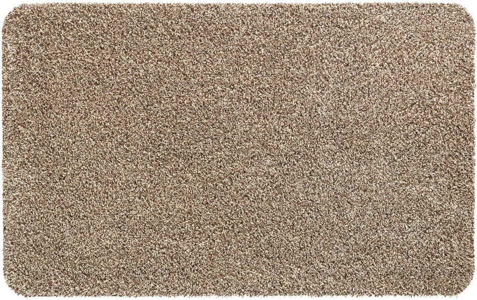 Fußmatte Schmutzfangmatte meliert 40x60 6 Farben, matches21 HOME & HOBBY,  rechteckig, Höhe: 6 mm
