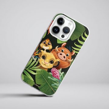 DeinDesign Handyhülle Disney Simba Timon und Pumbaa Simbas Friends, Apple iPhone 14 Pro Silikon Hülle Bumper Case Handy Schutzhülle