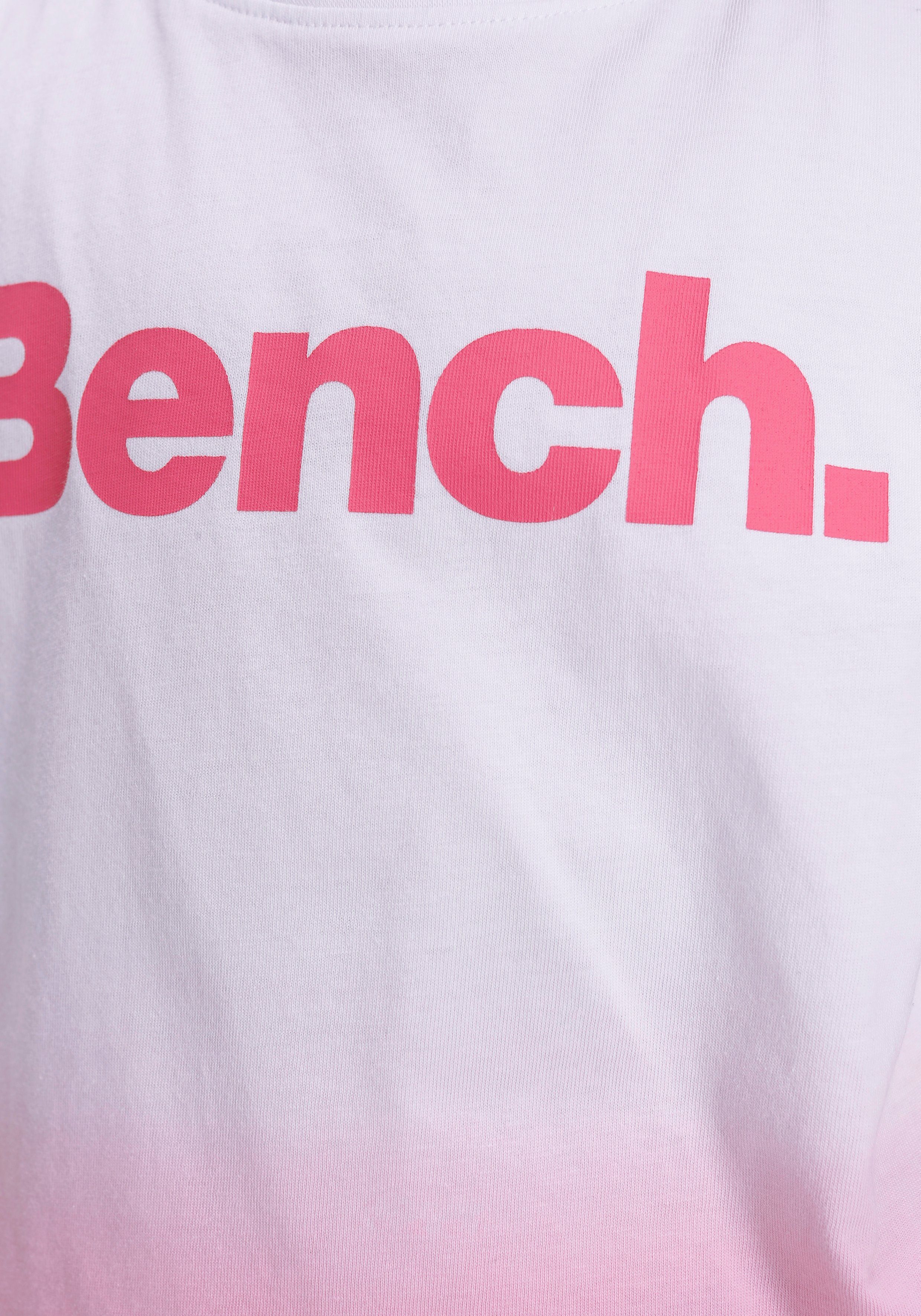 Bench. T-Shirt Farbverlauf kurze Form grade