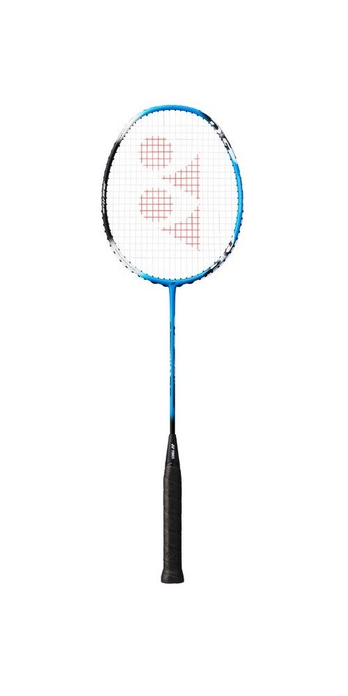 Yonex Badmintonschläger Astrox 1 DG (kopflastig, flexibel) blau/schwarz - besaitet, Gewichtsklasse: 4U/G5