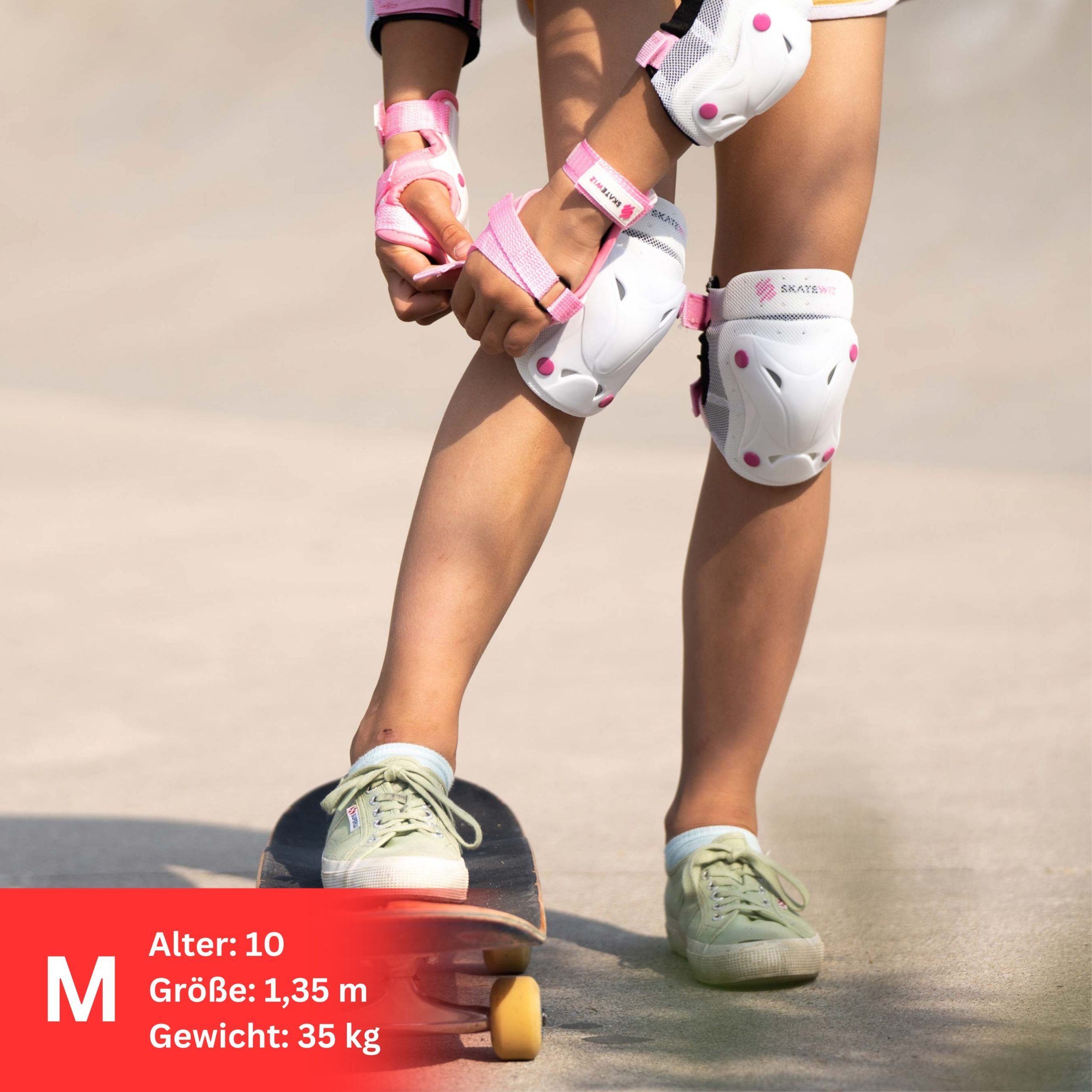 Set De Protections Spartan (genoux, Coudes, Poignets) Taille L - Pour Roller, Skate, Longboard