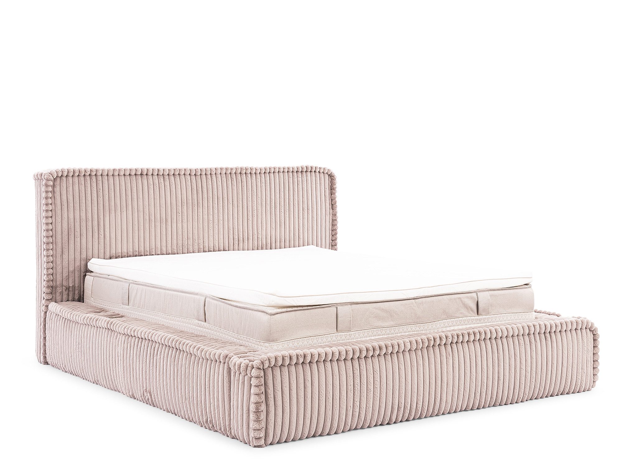 yourhouse24 Polsterbett MIDAS Bett Doppelbett Bettgestell Lattenrost mit Induktionsladegerät