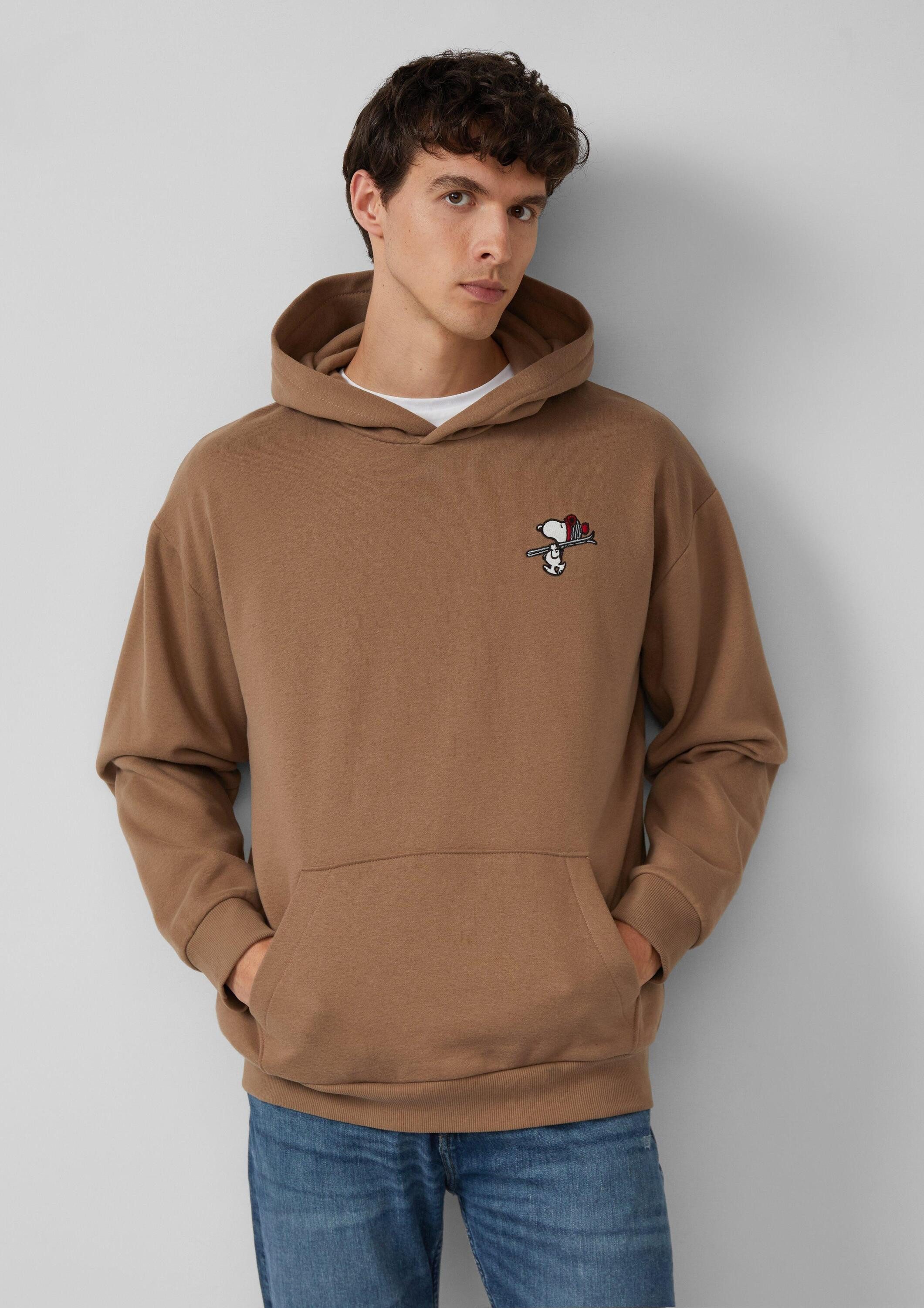 s.Oliver Sweatshirt Sweatshirt Kapuzen-Sweatshirt im Relaxed Fit mit Peanut günstig online kaufen