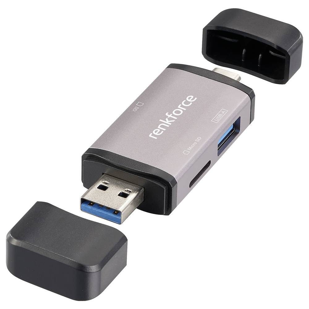 Speicherkartenleser Externer USB-C®/USB-A Speicherkartenleser mit