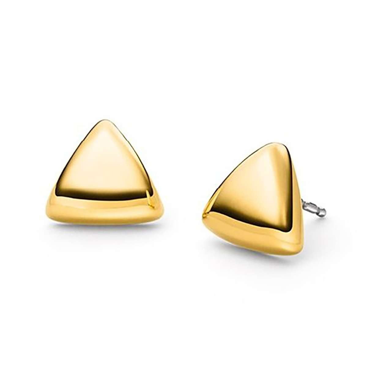 Boccia Paar Ohrstecker 05102-02, für Damen Titan Goldfarben