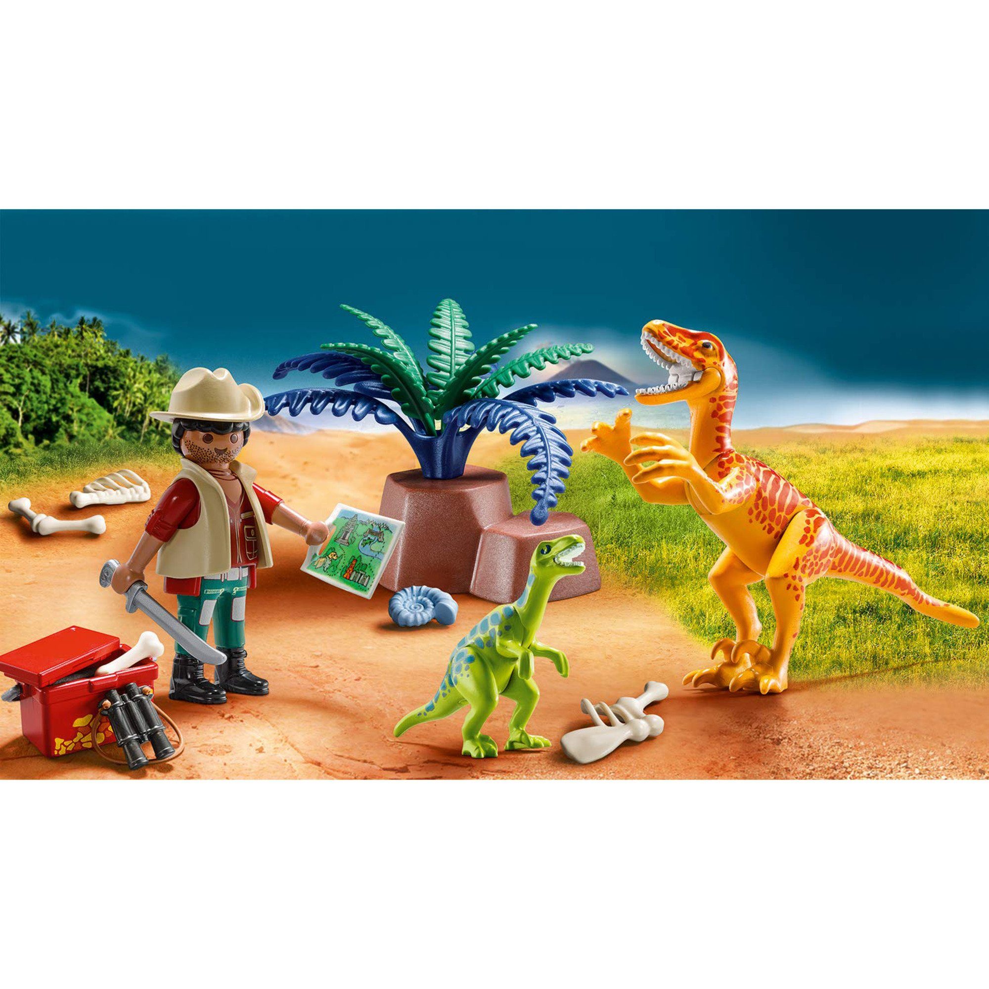 Playmobil® Konstruktionsspielsteine »Dino-Forscher zum Mitnehmen« online  kaufen | OTTO