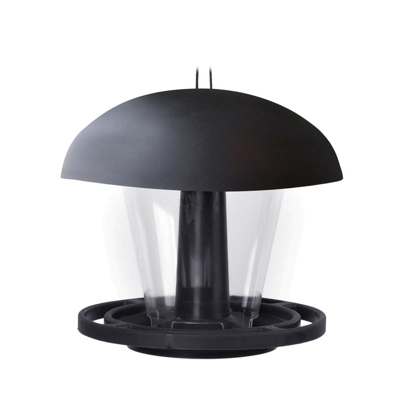 HTI-Living Futterspender Vogelfutterstation Nessa Pilz Schwarz, Futterspender Kunststoff zum Hängen