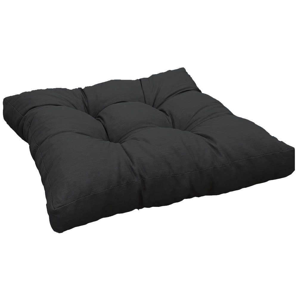 NYVI Sitzkissen Loungekissen SmartLounge - 1x Sitzkissen 50x50 cm, Auflagen für Rattan Gartenmöbel, Indoor & Outdoor, Wasserabweisend