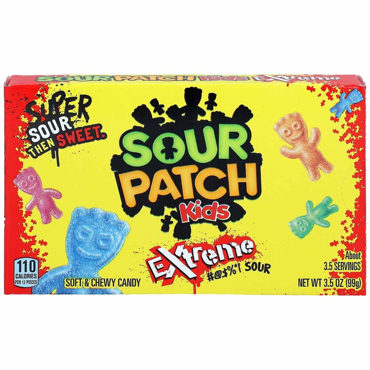 Sour Patch Kids Süßigkeit, 1 x 99 g, Kids - Extreme Box