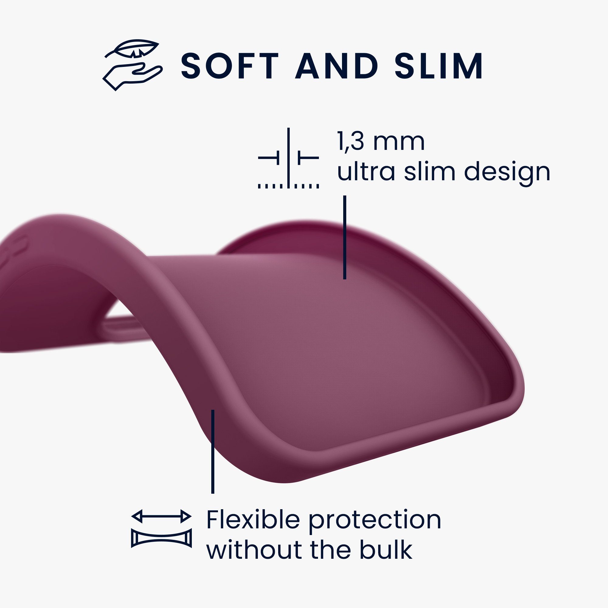 kwmobile Handyhülle Hülle für Xiaomi Redmi Note 11 Pro+ 5G, Hülle Silikon - Soft Handyhülle - Handy Case Cover