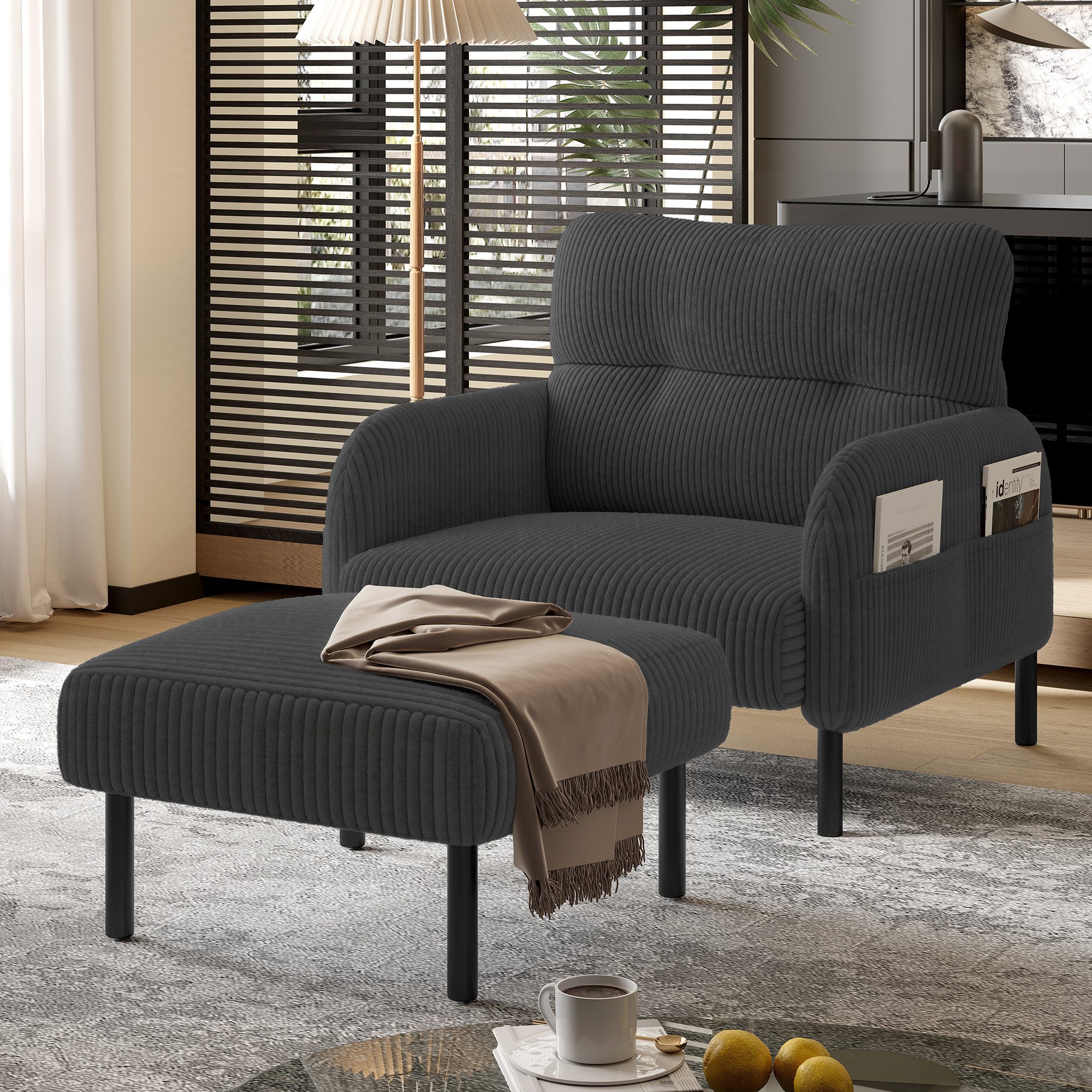 HAUSS SPOLE Schlafsofa Chaiselongue mit Fußbank günstig online kaufen