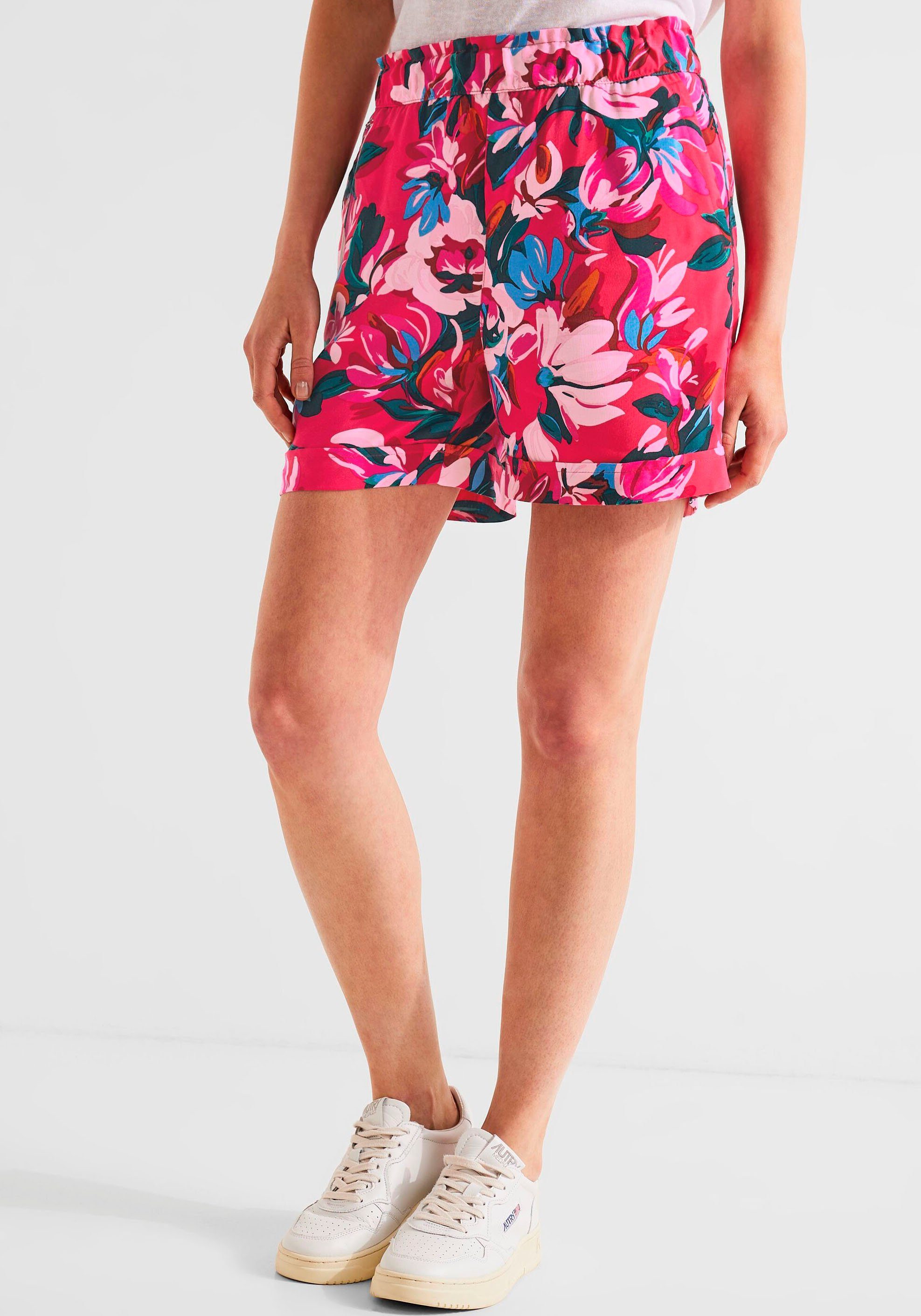 berry elastischem rose Shorts STREET mit ONE Bund