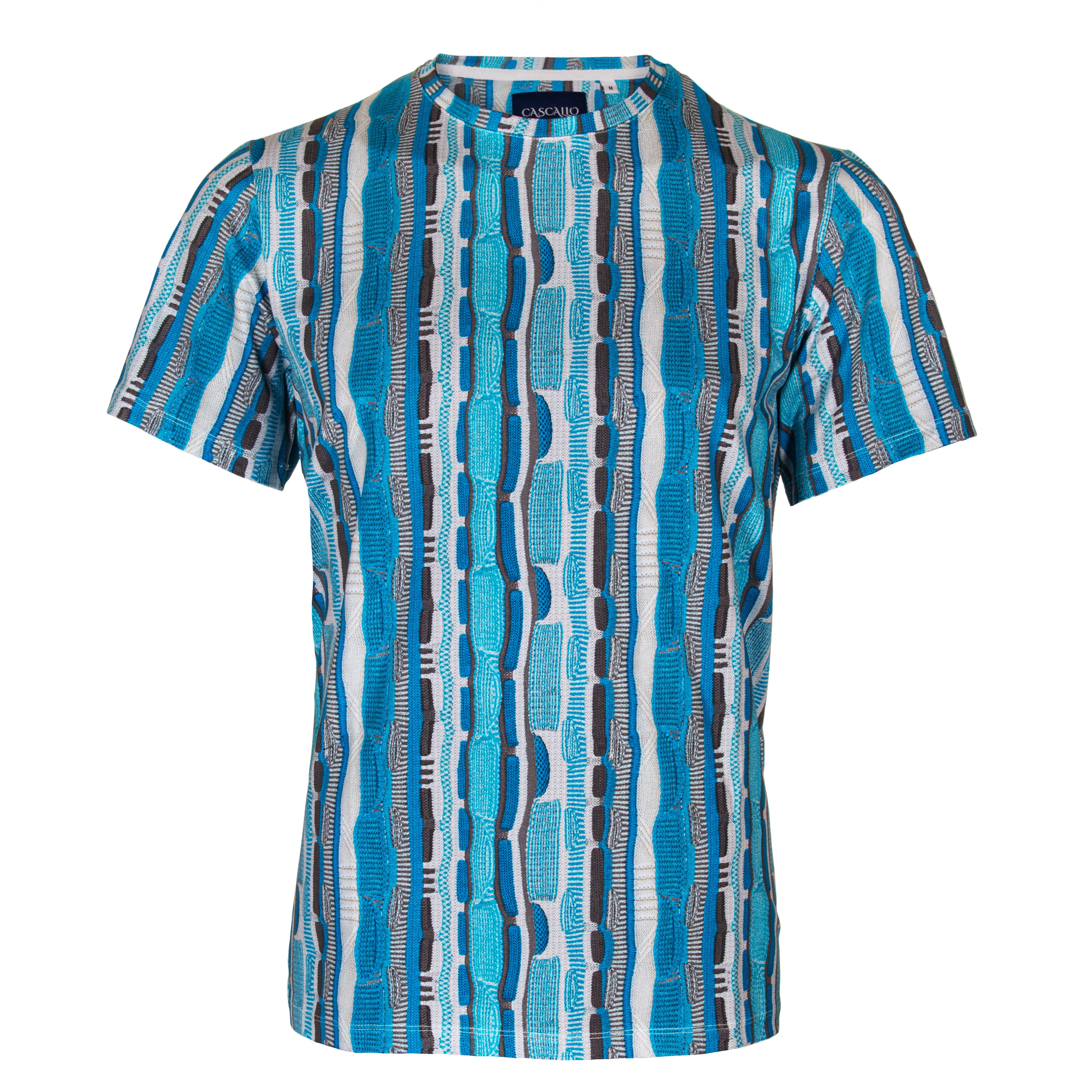 Cascallo T-Shirt Cascallo® Marco Herren Premium T-Shirt Bunt Vintage (1-tlg günstig online kaufen