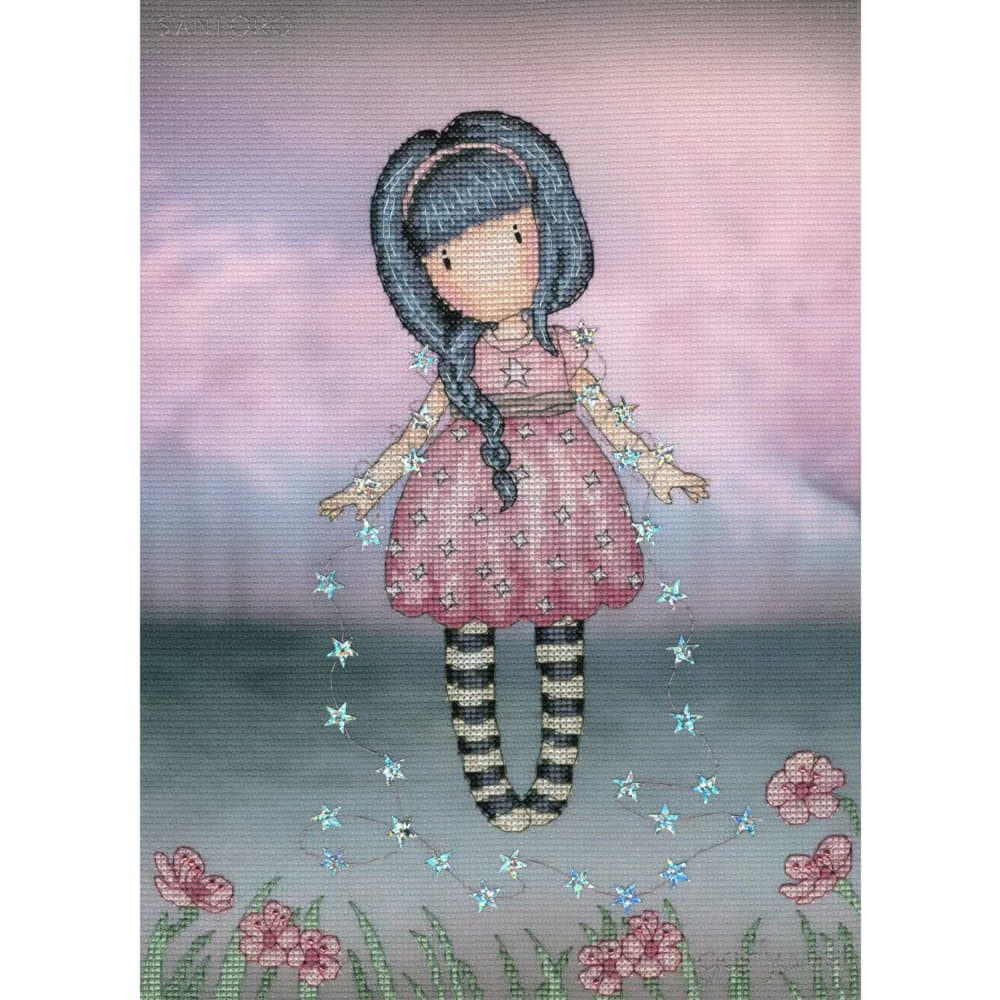 Bothy Threads Kreativset Kit punto croce Bothy Threads "Fairy Dusk", XG54, 22x30,5cm, (embroidery kit by Marussia)