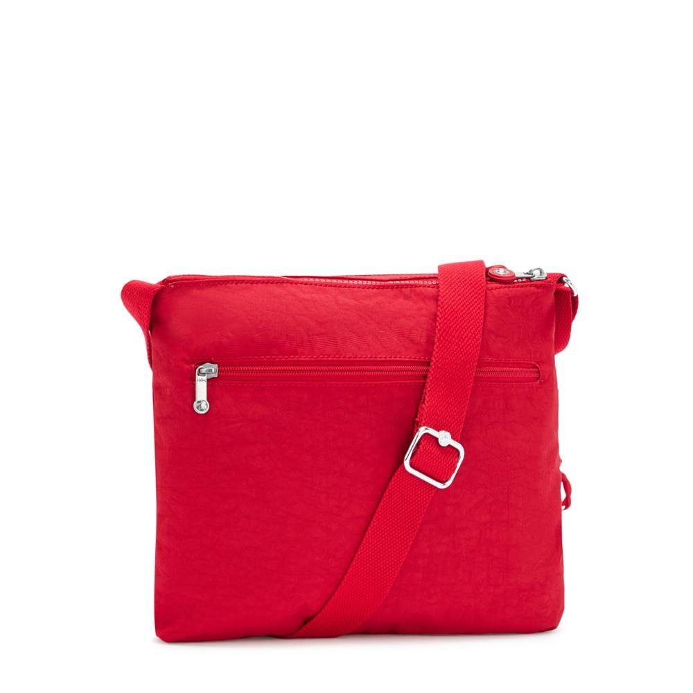 KIPLING Umhängetasche ALVAR Mittelgroße Schultertasche, Rot Handtasche