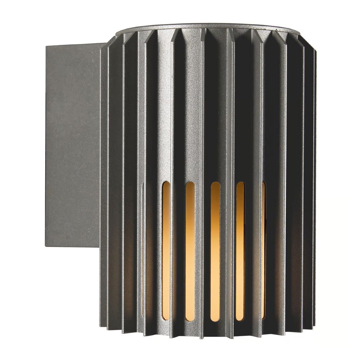 Nordlux Außen-Wandleuchte Aludra, ohne Leuchtmittel, 3 Farben, IP54, Parallelschaltung möglich, gemütliches Downlight