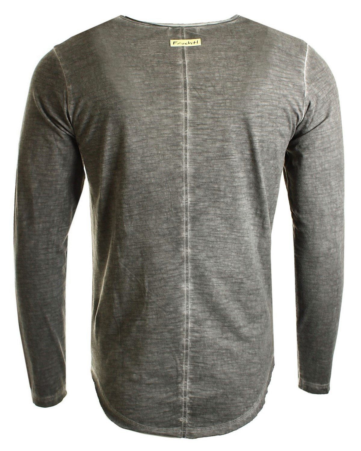 Früchtl Longsleeve mit Vintage Waschung Langarmshirt günstig online kaufen