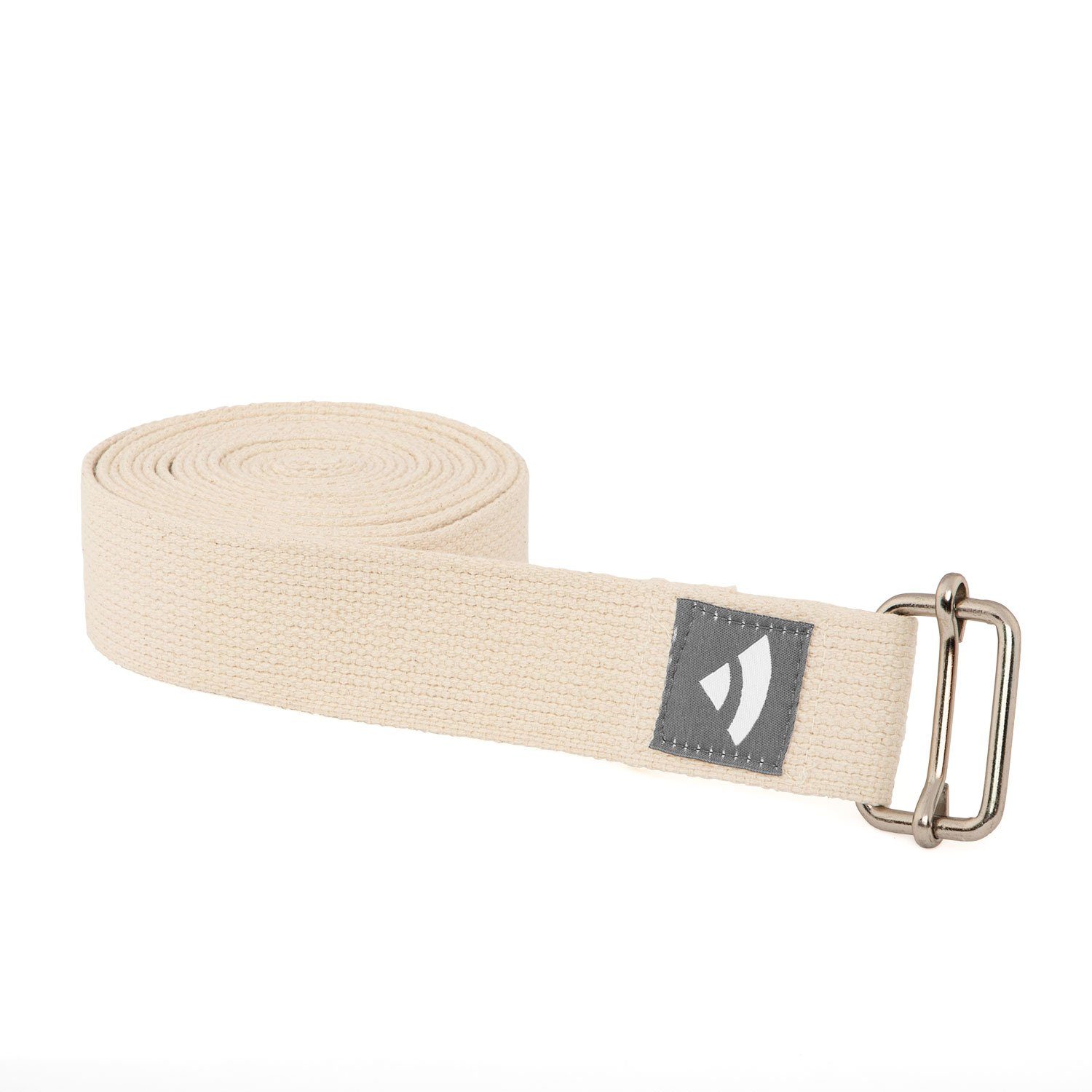 bodhi Yogamatte Yogagurt ASANA BELT PRO, 3m x 38mm, metall natur