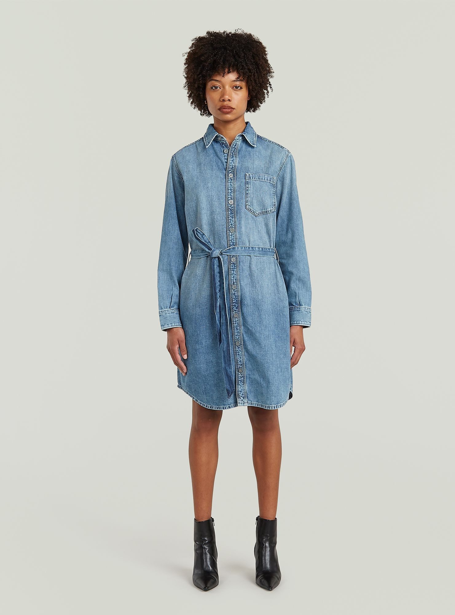 Bodykleid Shirt Dress Belt
