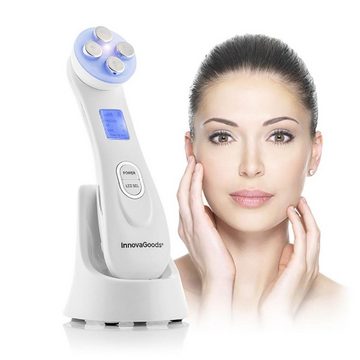 InnovaGoods Massagegerät Gesichtsmassagegerät mit Hochfrequenz-Phototherapie-Elektrostimulation